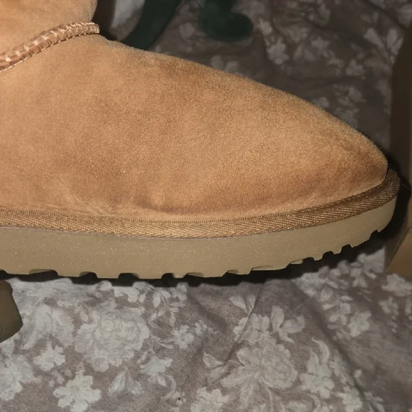 UGG Tan Shearling Suede Boots - Picture 7 of 12